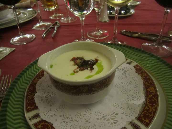Primer plato (antes va el cóctel de bienvenida)