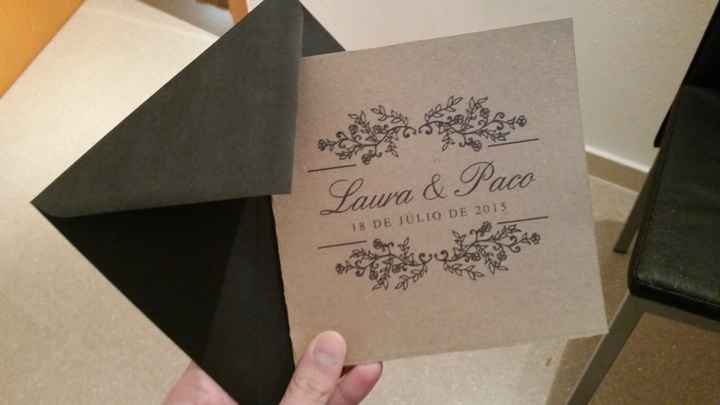 Invitaciones kraft - 1