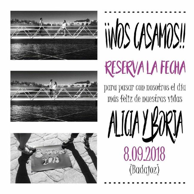  Save the Date a un añito - 1