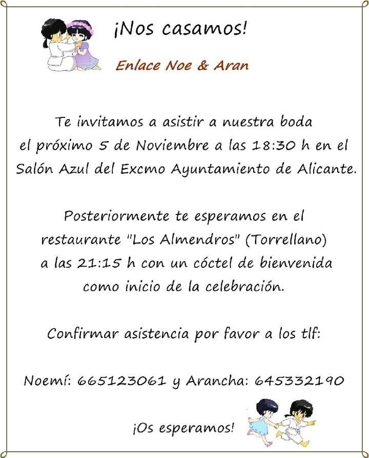 Como son vuestras invitaciones? - 3