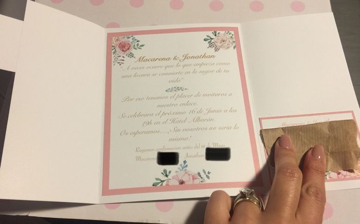  Súper orgullosa de nuestras invitaciones 😊 - 3