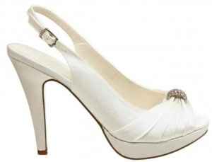 zapatos novia peep toe