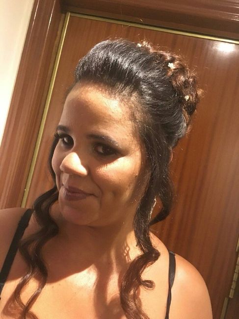 Prueba de peinado y maquillaje. - 2