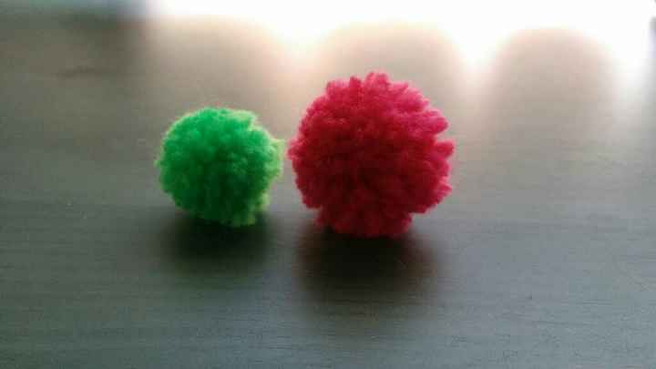 Pompones de lana - 1