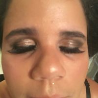 Prueba de peinado y maquillaje. - 1