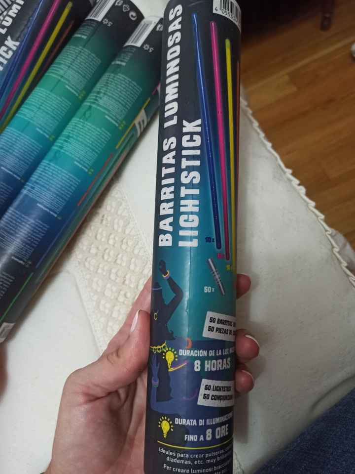 50 barritas luminosas a 2,99€! - 1