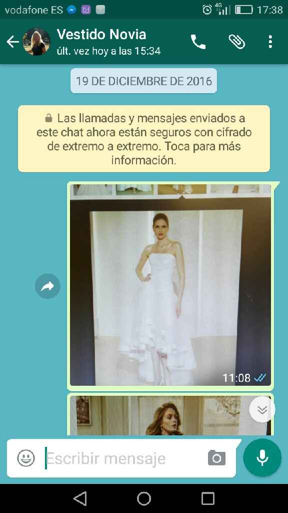 No tengo ni un trozo de tela cosido de mi vestido de novia - 1