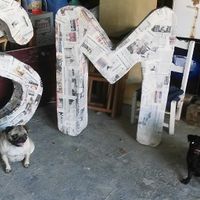 Como puedo hacer las letras gigantes para la boda? - 1