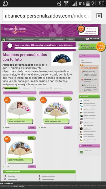 Abanicos personalizados - 1