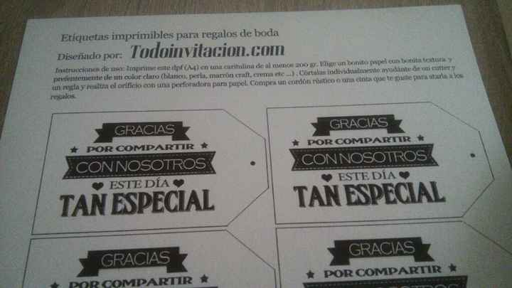 Sello personalizado y tarjetas para los detalles - 2