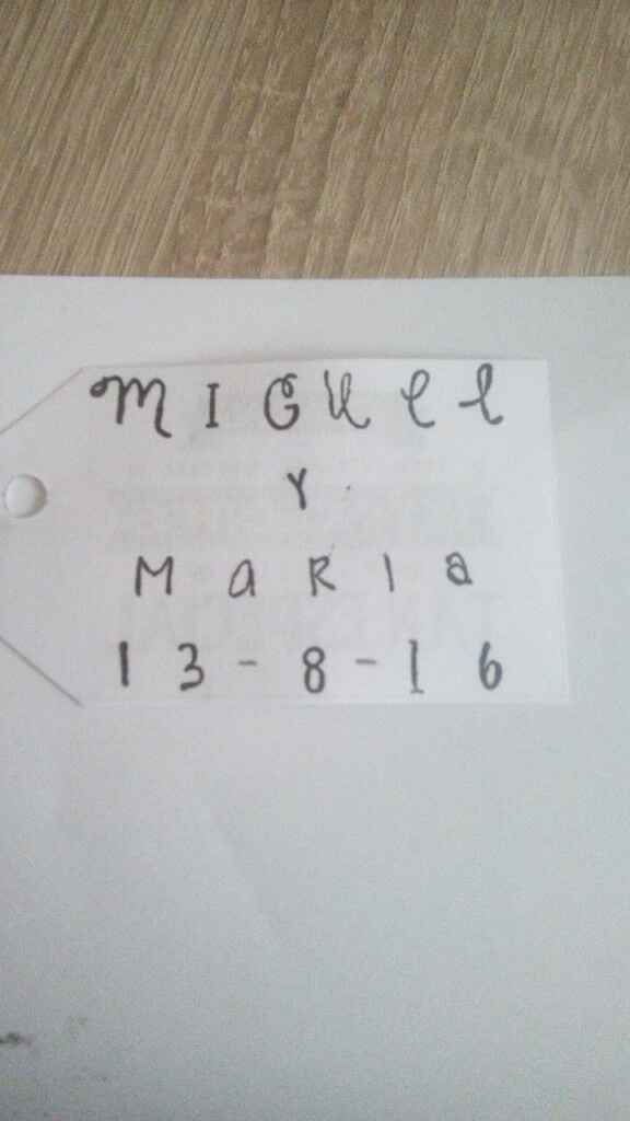 Sello personalizado y tarjetas para los detalles - 4