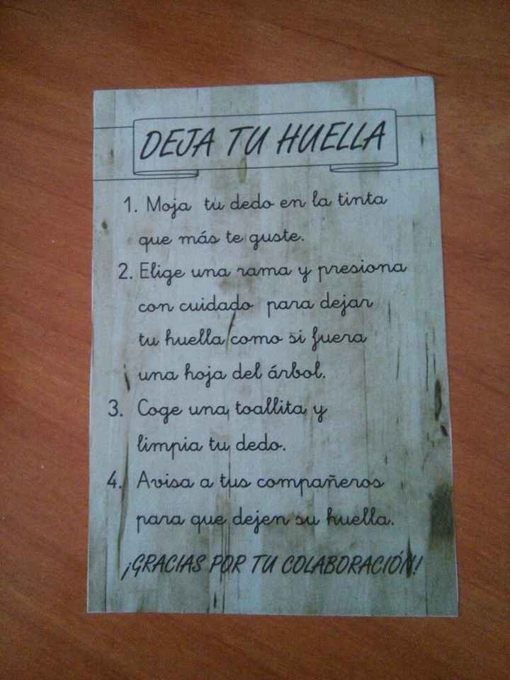 Texto arbol de huellas - 1
