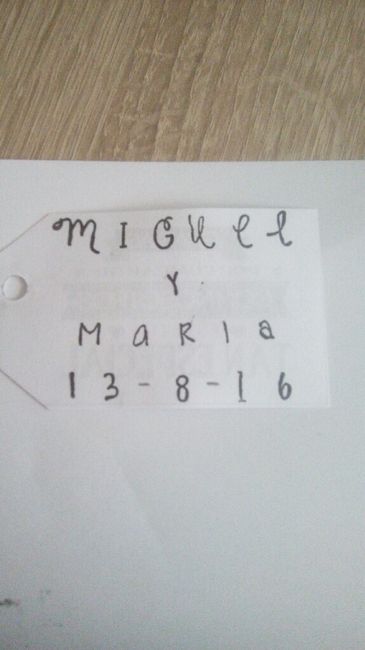 Sello personalizado y tarjetas para los detalles - 4
