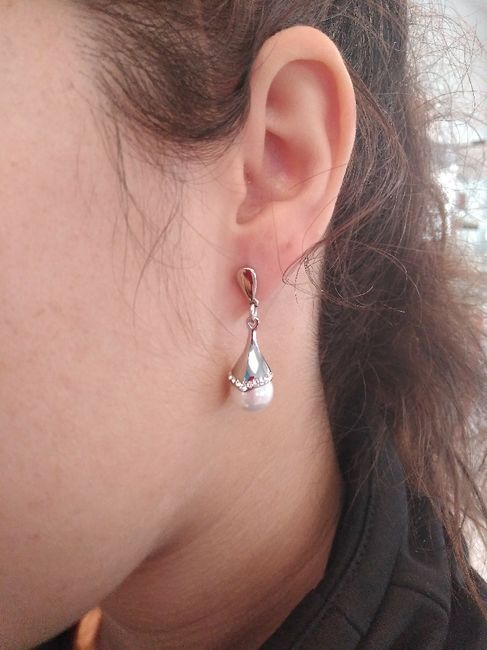 Pendientes de novia - 1
