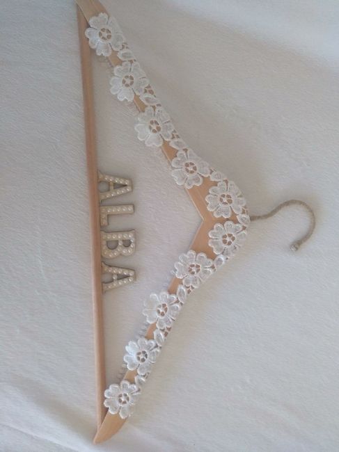Mi percha de novia con mi nombre - 2