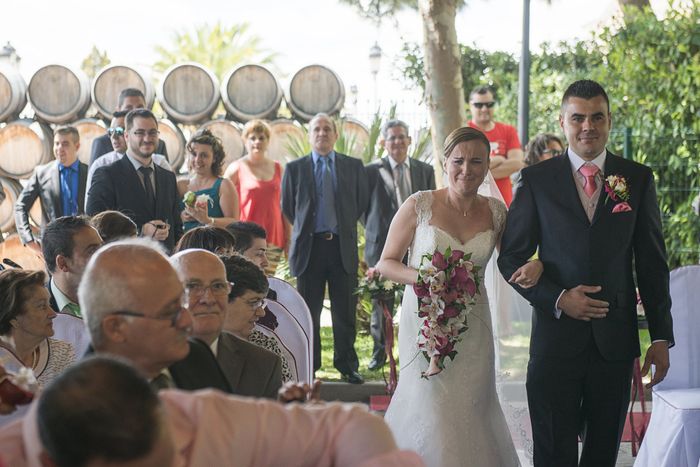 Entrada a la ceremonia
