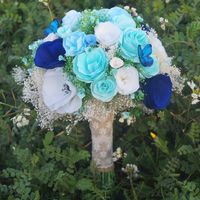 Ramo con azul y rosa. - 1