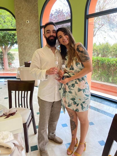 Sorpresa!!!!!! Nuestro primer regalo de boda 🥂 1