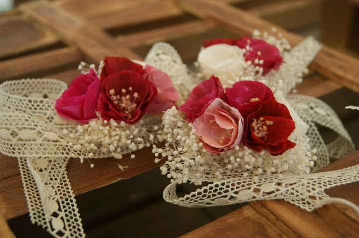Los corsages  para mis damas!! - 1