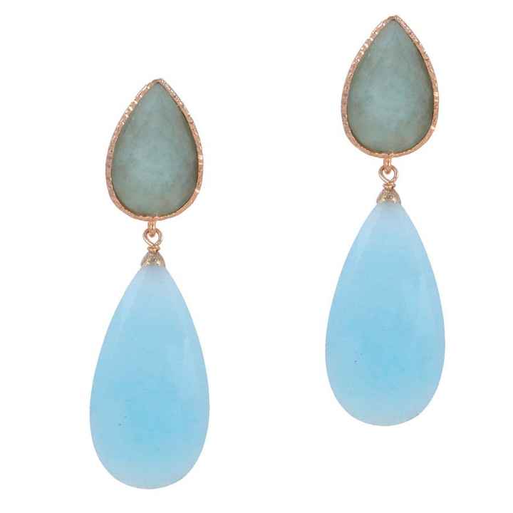 pendientes celeste 1