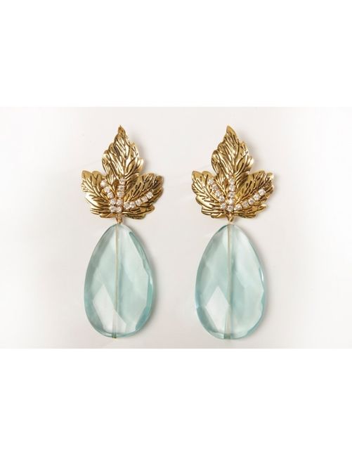 pendientes celeste 2