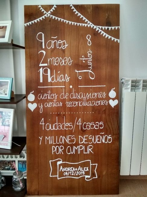 Carteleria de la boda - 2