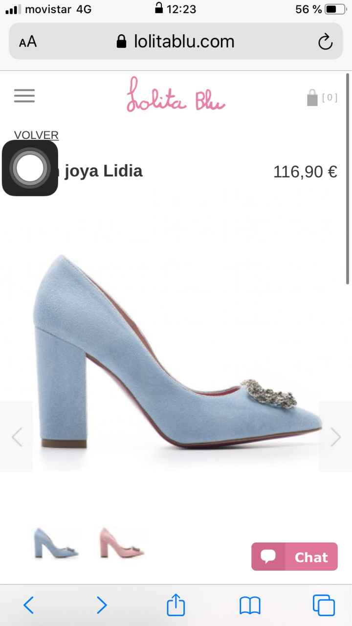 Zapatos azules donde - 1