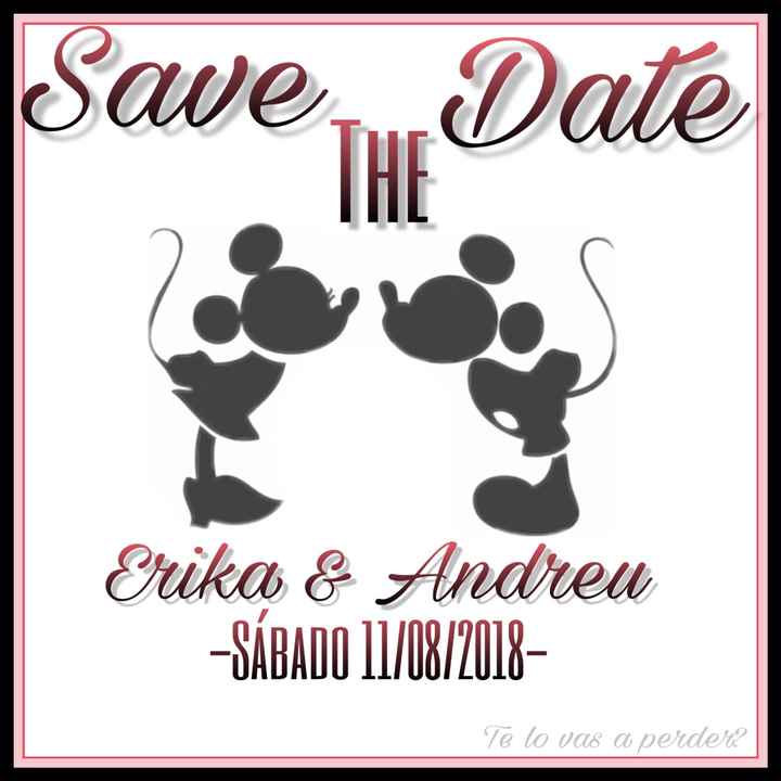 Nuestro save the date 😍 - 1
