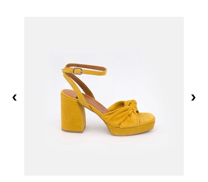 Zapatos amarillo/mostaza 1