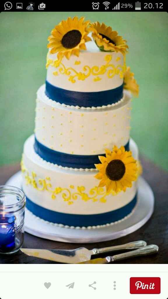 Ideas para bodas azul y amarillo - 6