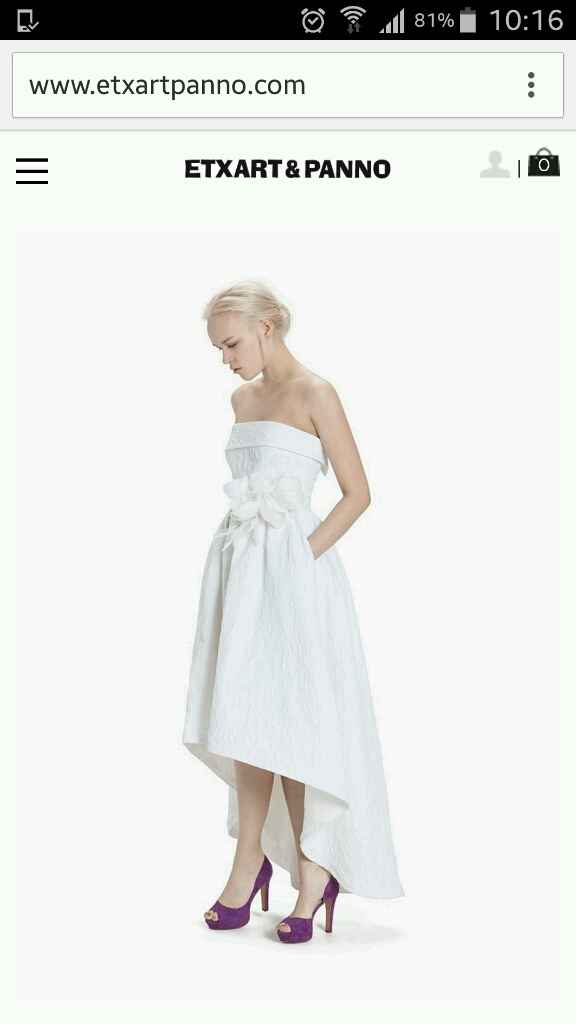 Vestido boda civil - 1