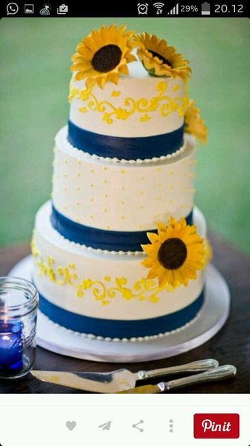 Ideas para bodas azul y amarillo - 6