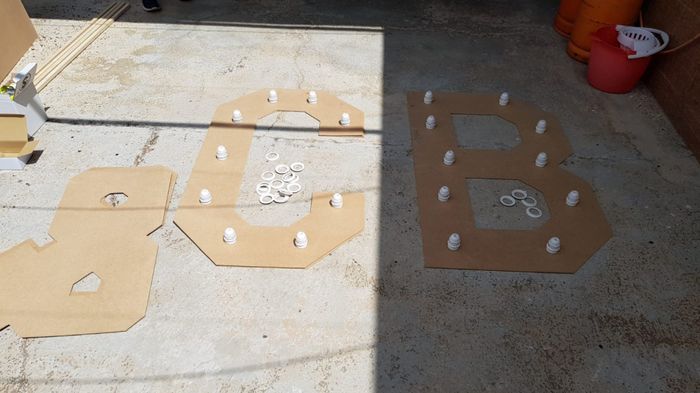 Letras madera iluminadas - 4