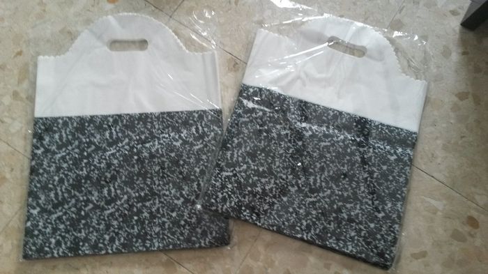 bolsas para que los invitados metan todos sus regalos 