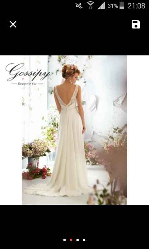 Vestido novia asequible - 1