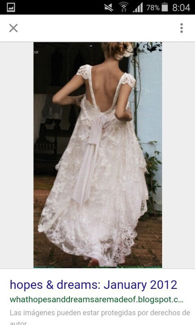 Telas de vestido de novia. - 1