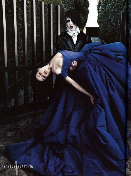 Marilyn Manson y Dita Von Tese