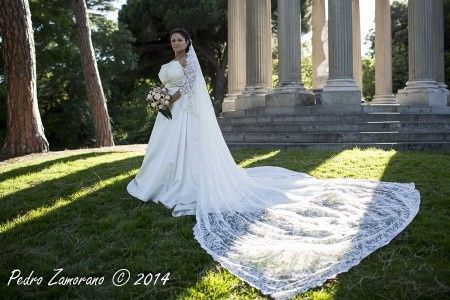 Foto mantilla jardines