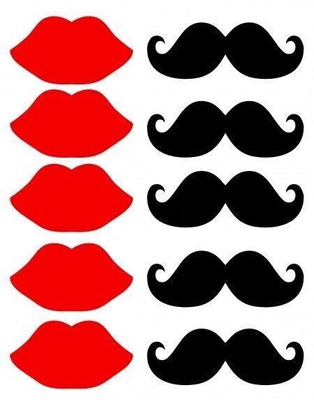 bigotes y labios