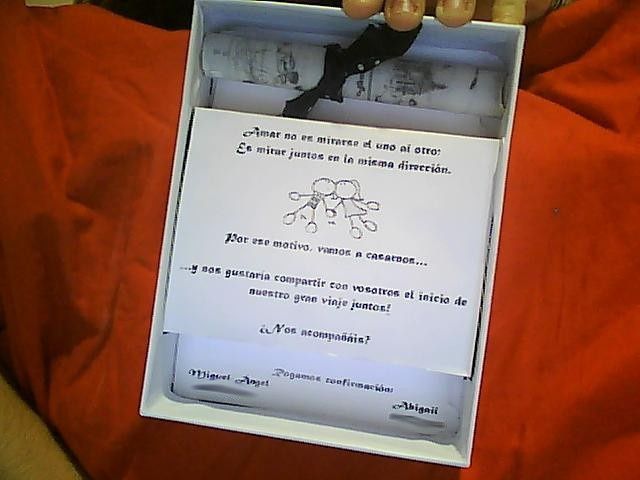 Prueba de invitaciones caseras!