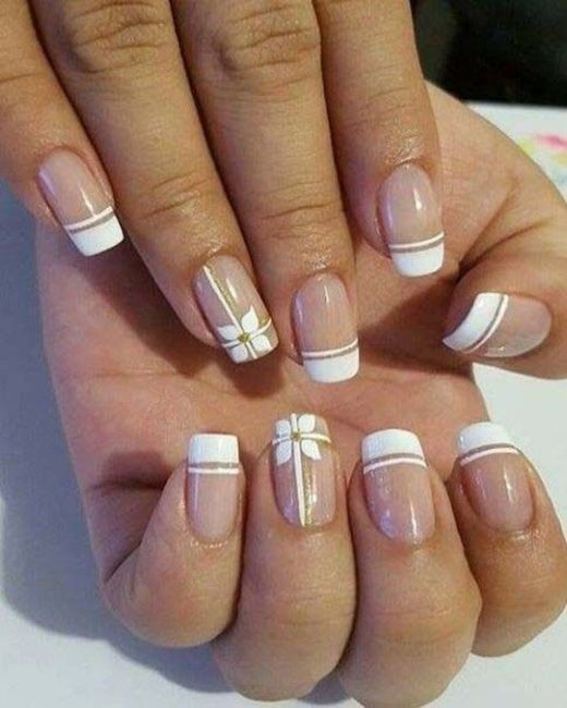 ¡Apuesta por una manicura de novia multicolor! 🌈 4