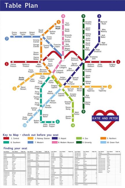 Seating plan metro 1