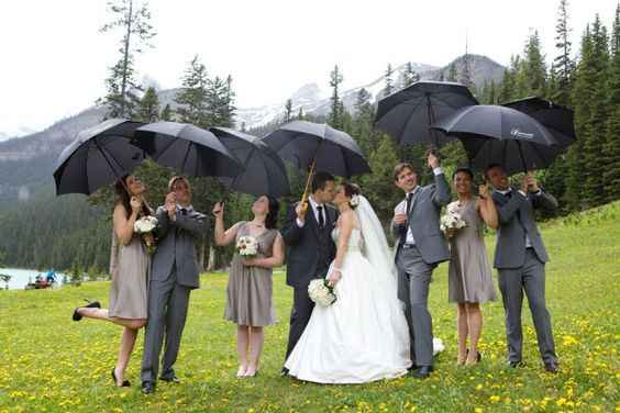 ¡Boda con lluvia! Al mal tiempo, ¡buena cara! - 4