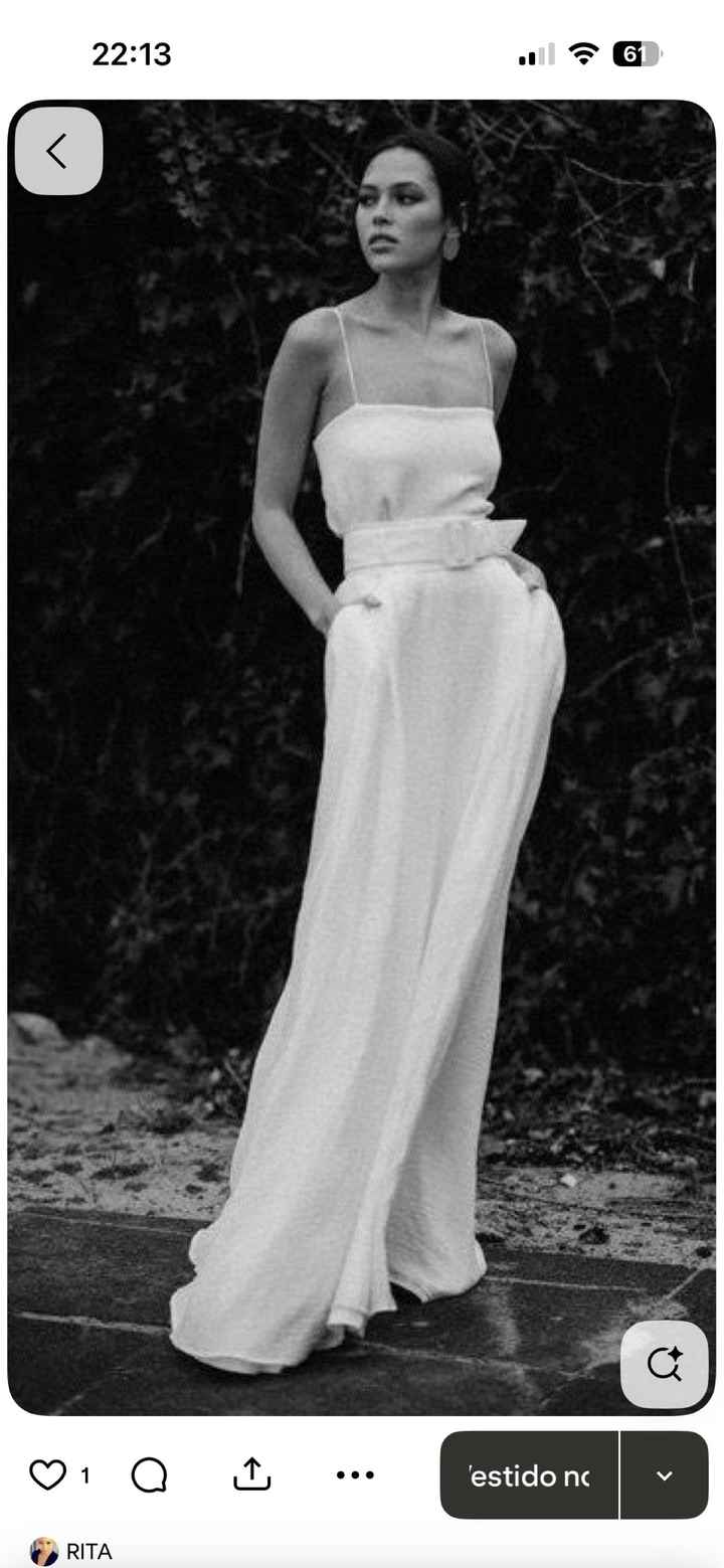 Vestido de novia sencillo - 1