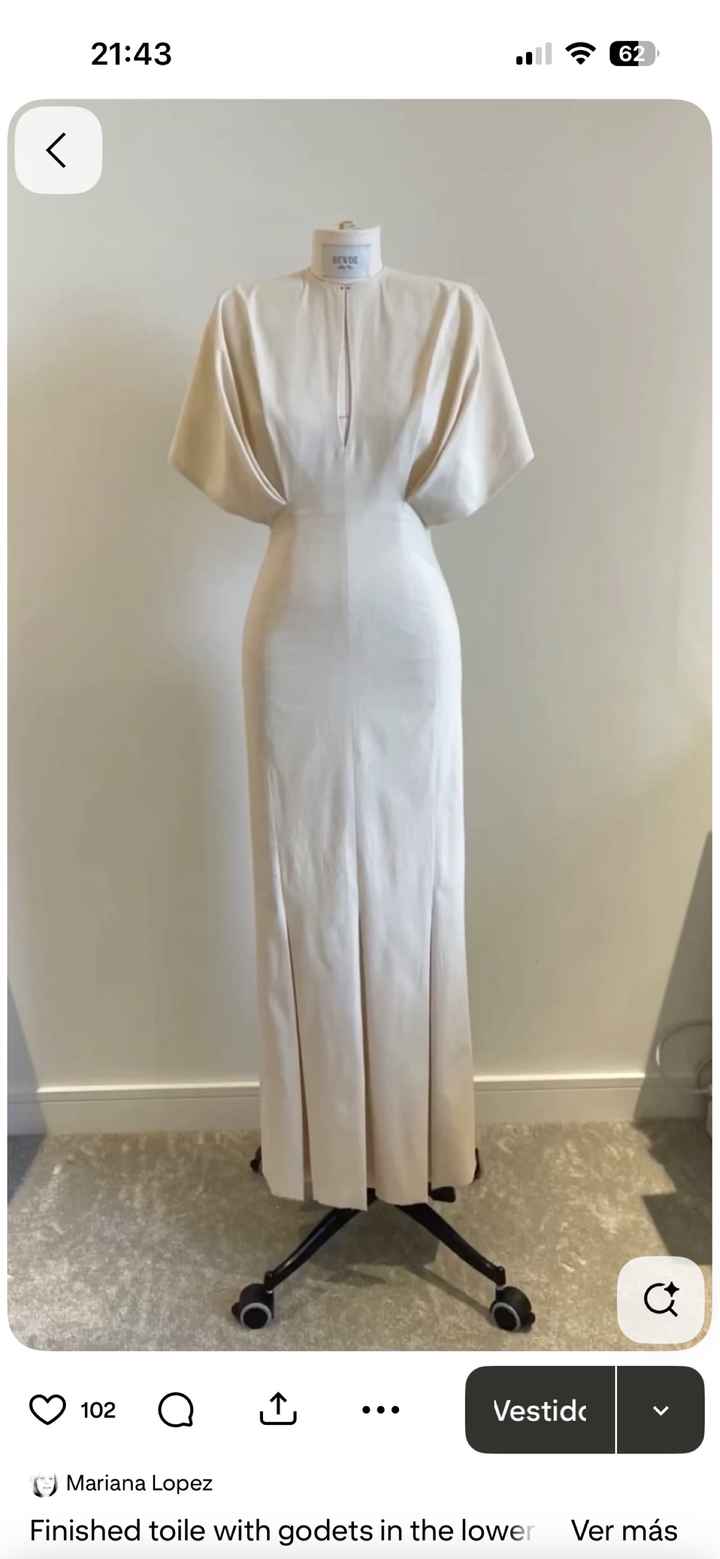 Vestido de novia sencillo - 3