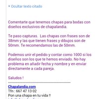 Pedido chapas sevilla y alrededores - 1