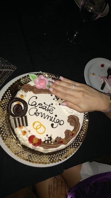LA PEDIDA,  en mi fiesta de cumpleaños. :)