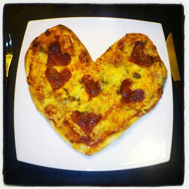 las pizzas hechas con amorr!!!