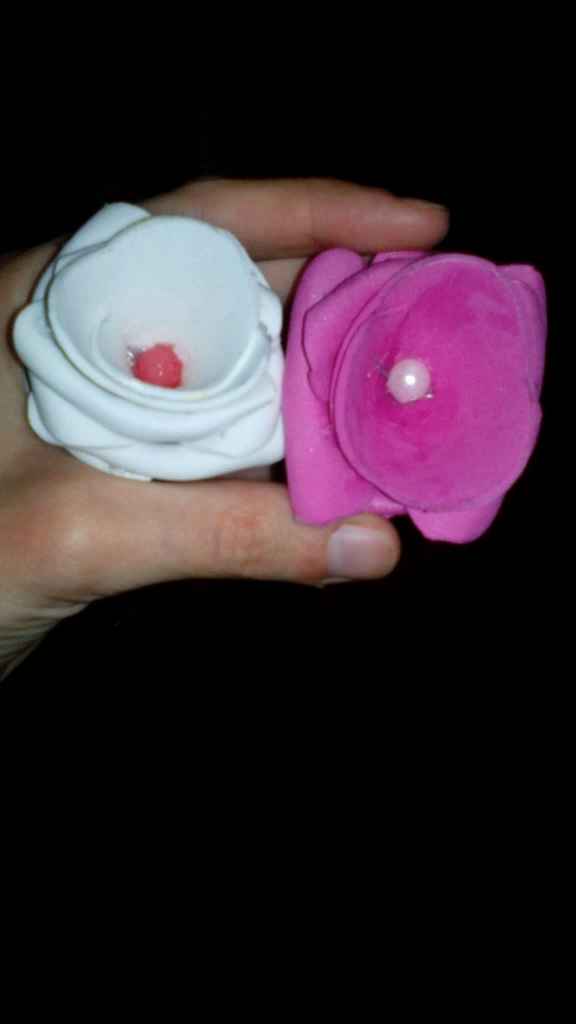 Mis primeras rosas de goma eva! - 1
