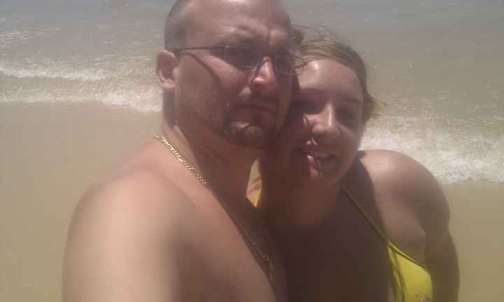 en la playa